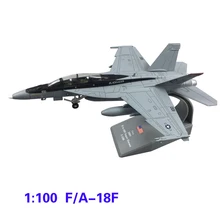 1/100 масштаб США Hornet F-18 F/A-18 Боинг военная ракета бомбардировщик модель игрушка истребитель армии ВВС литой металлический самолет модель игрушки