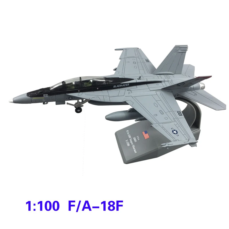 Modelo de Brinquedo Escala Hornet F-18 f A-18 Boeing Militar Míssil Bombardeiro Lutador Exército Força Aérea Diecast Metal Avião Modelo Brinquedo 1 – 100 Eua
