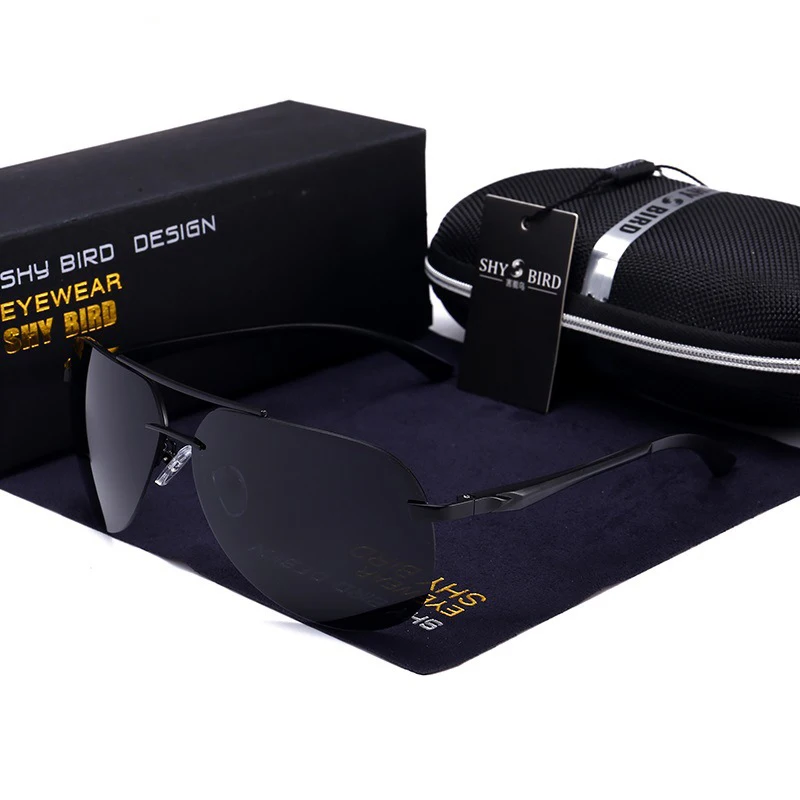 

Ultra-light Aluminum Magnesium Men Sunglasses Polarized UV400 High Quality Driving Fishing Outdoor Drive Sun Glasses For Men