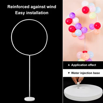 

163x73cm Circle Balloon Arch Frame Balloons Stand Holder Kit Wedding decorations Baloon Birthday Party Baby Shower Ballon Decor