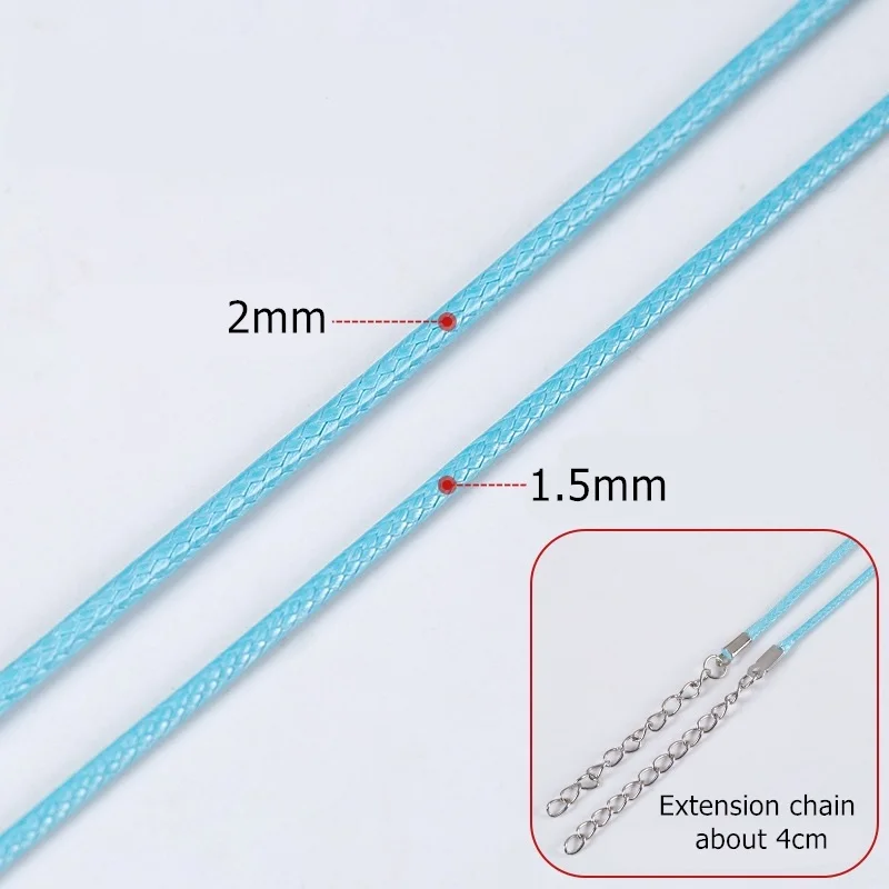 10pcs 50cm  1.5/2mm   ν ڵ DIY   Ʈ  ɼ ڿ ڵ  ü