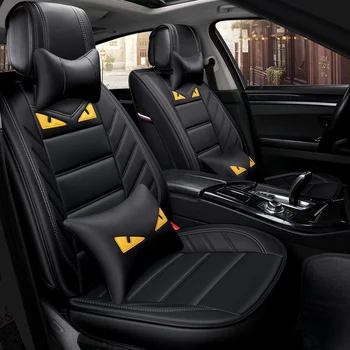 

Full Coverage Eco-leather auto seats covers PU Leather Car Seat Covers for Daewoo matiz gentra nexia