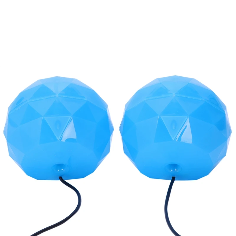 FULL-Mini компьютерные колонки Led Usb 2,0 Pc спикер s для ноутбука настольного телефона 6 Вт Мощный обновленный мультимедийный динамик(синий