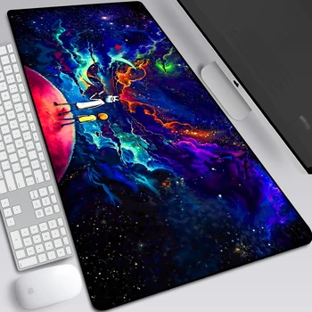 

New Space Large Pad Mouse Mat Anime Print Computer Gamer Locking Edge Mousepad Keyboard Mice 30x80cm