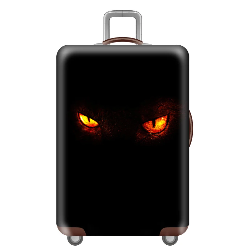 J Luggage cover Дорожный багажный Защитный чехол, эластичный чехол для тележки, пылезащитный чехол для 18-32 дюймов, чехол Чехол, аксессуары для путешествий HW666 - Цвет: J Luggage cover
