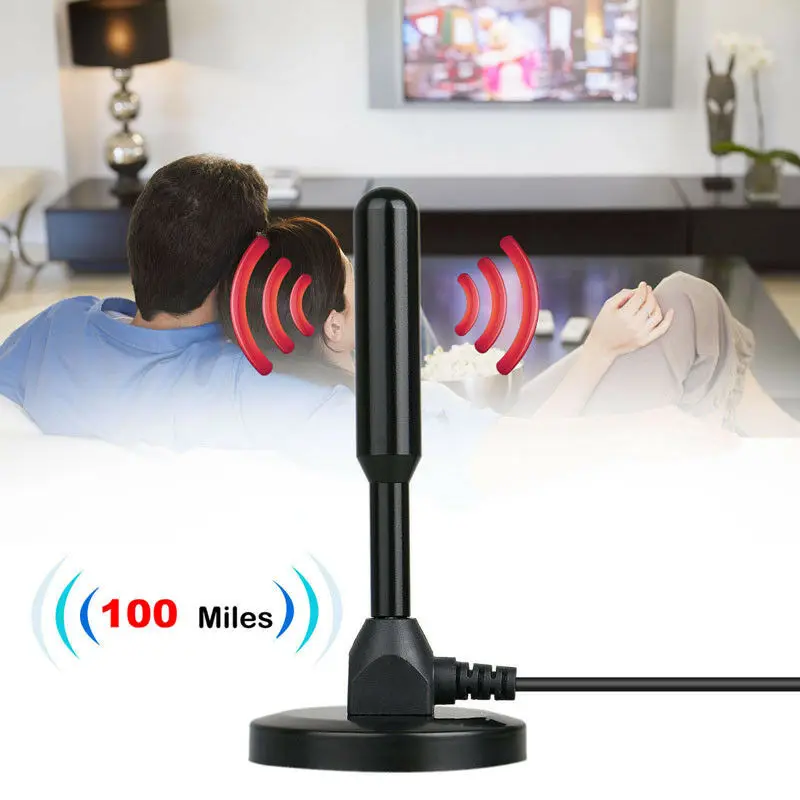 100 миль 25 дБи внутренний усилитель цифровой DVB-T DVB-T2 TV HDTV антенна антенны для
