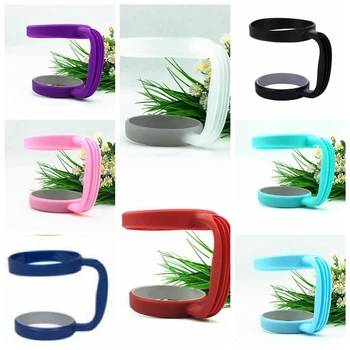 

5pcs 8color New Hot Cups Holder Plastic Cup two ring handle 30oz umbler Handle Fit for Cup Mugs 30oz two ring handle