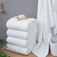 80*180/100*200cm White Large Bath Towel 5