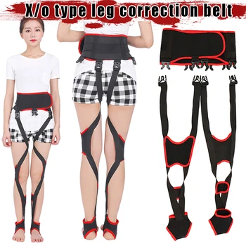 

Day Night Dual-use X/O Legs Straightening Belt Leg Posture Corrector Comfortable Adjustable Straps YA88