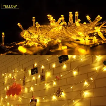 

10m 100LED Wedding Party Fairy String Light Outdoor Starry Sky Decorative Lamp One-button Design Convenient and Practical