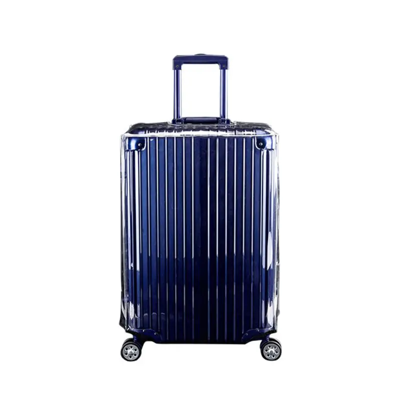 Clear PVC Suitcase Cover Protectors 20 22 24 26 28 30in for Wheeled Luggage Case
