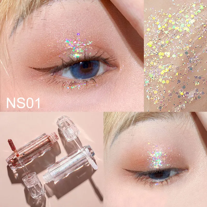 Liquid Eyeshadow Shimmering Glitter High Glossy Long Lasting Eye Shadow