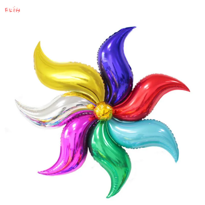 

24 Inch S-shaped Foil Balloon DIY Tail Inflatable Air Balllons Kids Birthday Wedding Party Decorations Supplies Flower Model Bar