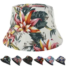 Модная Двусторонняя парусиновая шляпа унисекс с цветочным принтом для рыбалки на открытом воздухе, складная шляпа для женщин и мужчин, шляпа от солнца в рыбацком стиле# p3