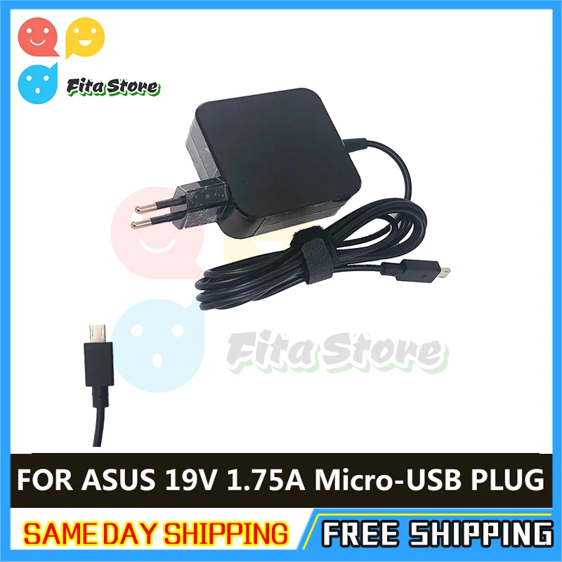 Адаптер питания для ноутбука Asus Eeebook X205 X205T X205TA E202 E202SA E205SA EXA1206UH Netbook 19 в 1 75 А 33 Вт |