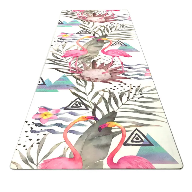 

Health Sports Fitness Exercise Mat Fashion Flamingo Suede Rubber Mat Manufacturers Direct Selling
