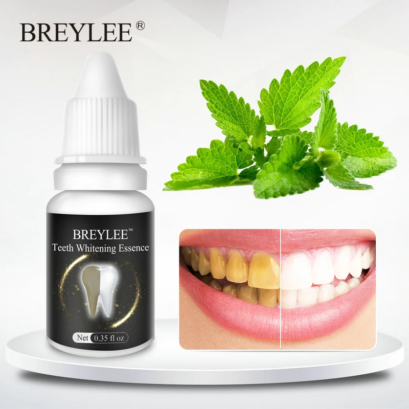 BREYLEE Teeth Whitening Essence Cleaning Oral Hygiene Serum Bleaching Dental White Gel Tooth Perfect Tools Care 10ml | Красота и