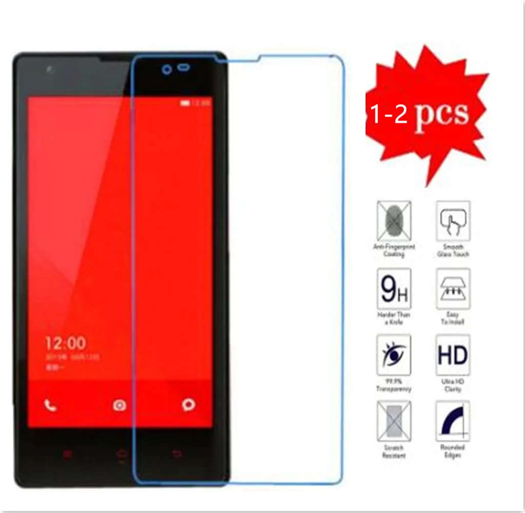 2.5D 0 3 мм 9H закаленное стекло Защита экрана для Xiaomi Redmi Hongmi 1 s защитная стеклянная