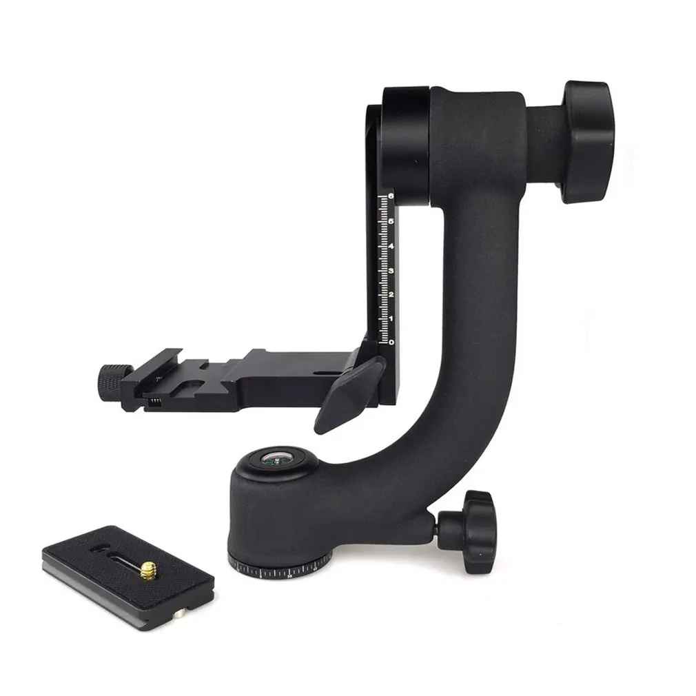 

ST-360 Panoramic 360 Degree Vertical Pro Gimbal Tripod Head 1/4 inch Screw For Dslr Camera Telephoto Lens Quick Release Plate