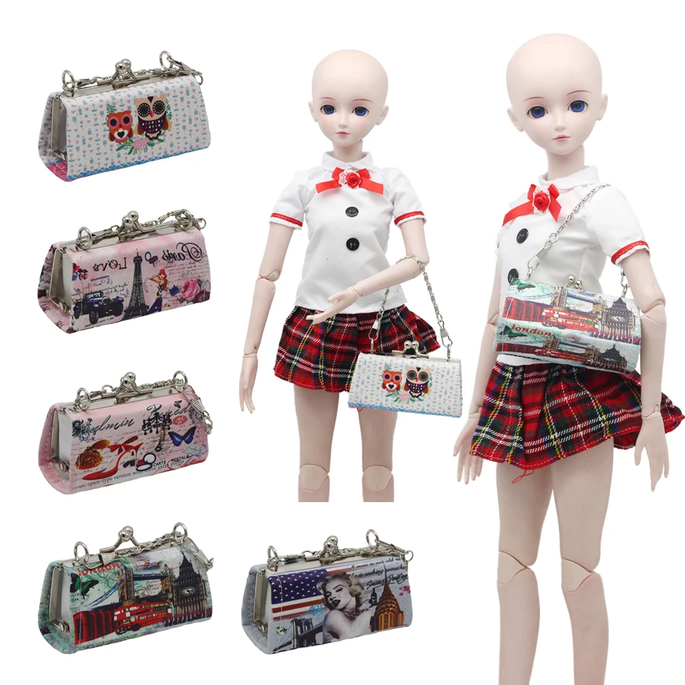 1 шт., модная сумка для кукол 18 дюймов 43 см, подходит для кукол 1/3, 1/4, BJD, 16 дюймов, посылка, аксессуары, Детские Подарочные игрушки