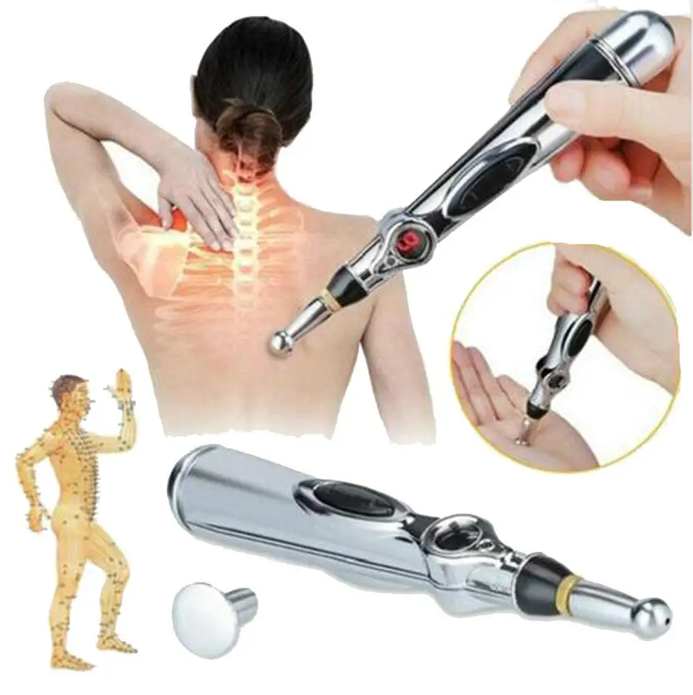 

2019 Dropshipping New Electric Acupuncture Magnet Therapy Heal Massage Pen Meridian Energy Pen Relief Pain Massage Tools