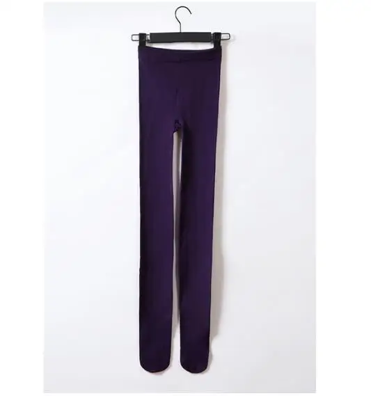 Женские плотные теплые зимние обтягивающие штаны с флисовой подкладкой, модные высокие обтягивающие длинные брюки - Цвет: A1 Connecting feet