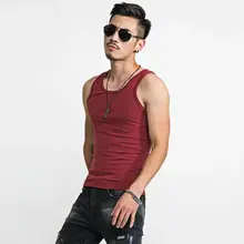 Новые продукты Мужской базовый спортивный жилет мужской летний жилет 1+ 1 ребристый Узор Жилет