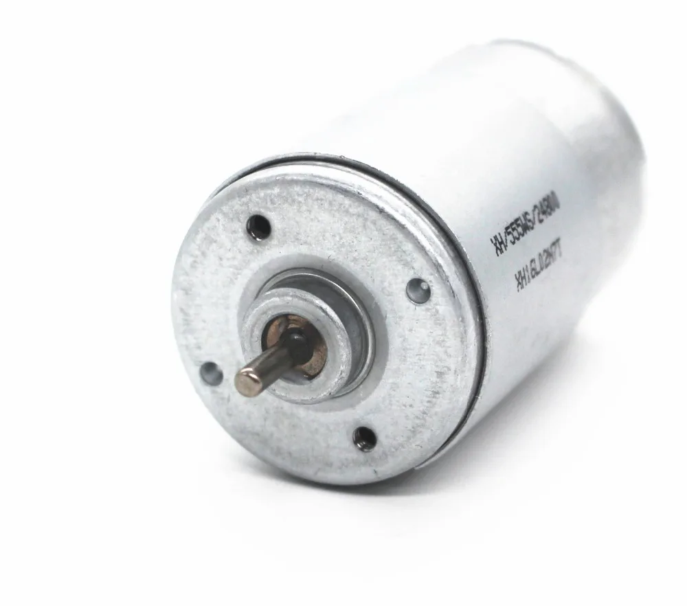 555 двигатель постоянного тока 12V 24V двойной D вал высокой мощности высокоскоростной мотор хорошо установлен энкодер