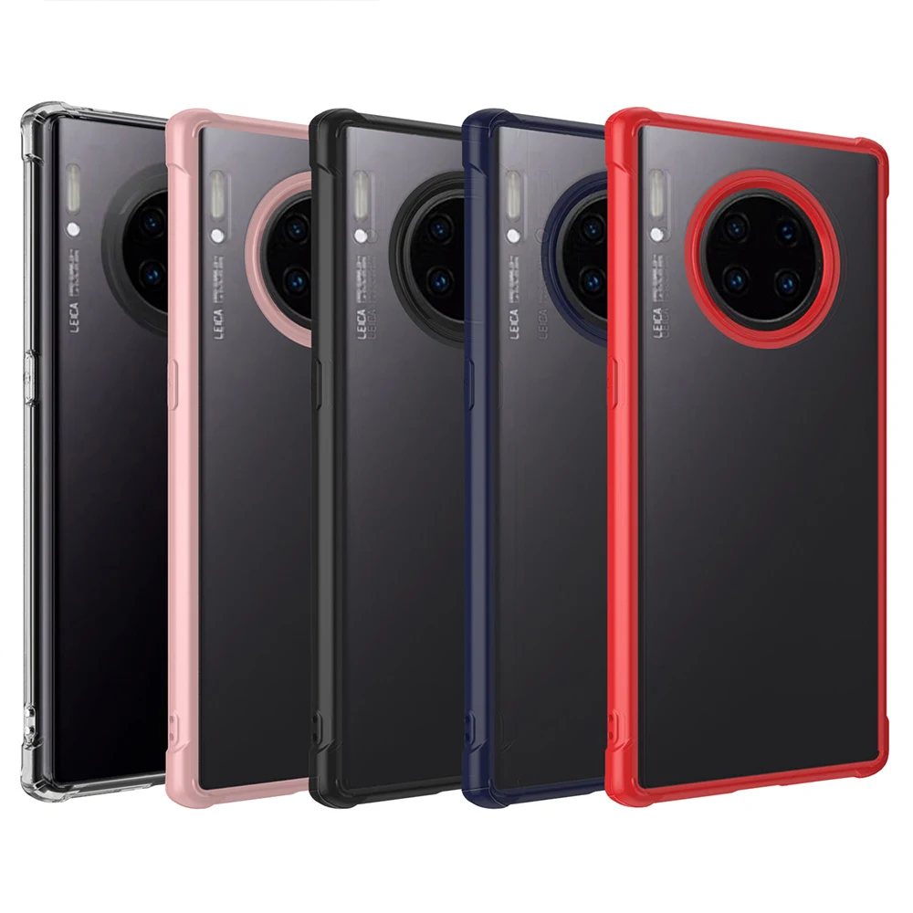 

For huawei mate 30/huawei mate 30pro/huawei mate 30 lite Shockproof Case Cover Four Corners Anti-fall Set Acrylic phone case