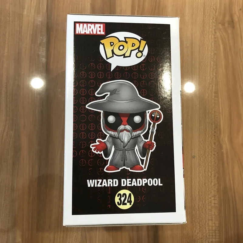 Эксклюзивный FUNKO POP Официальный Marvel: волшебник Дэдпул Виниловая фигурка Коллекционная модель игрушки с оригинальной коробкой