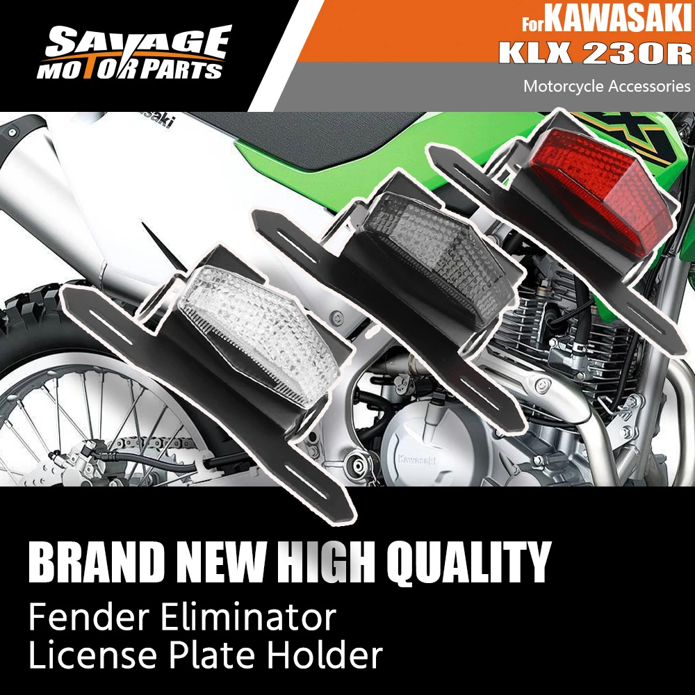 Motorcycle Universal CNC Fender Eliminator License Plate Bracket For Kawasaki