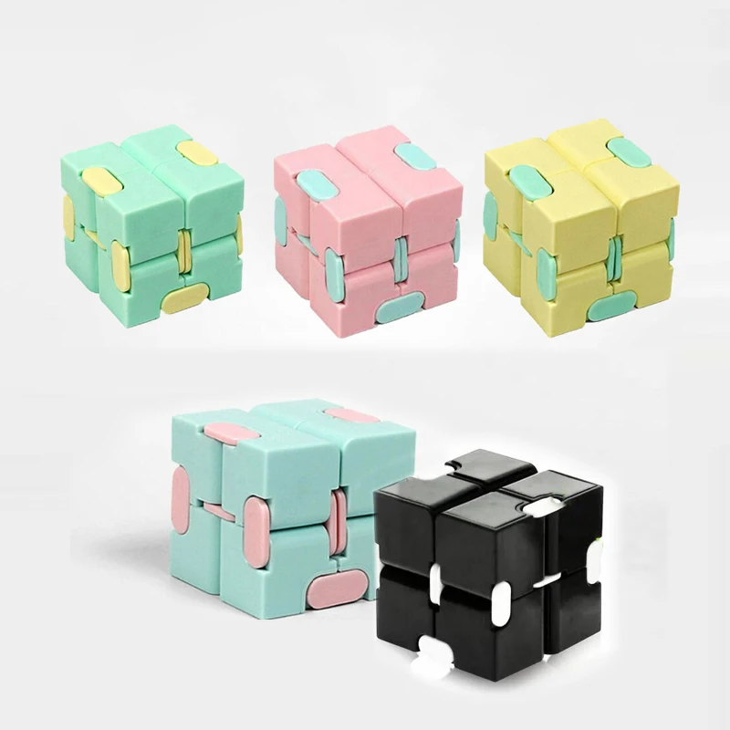 Infinito cubo mágico para los niños adultos descompresión cuadrado juguetes Anti estrés juguete inquieto divertido mano juego aliviar el estrés