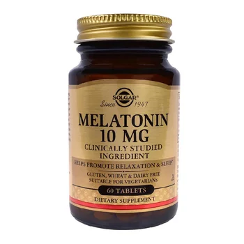 

Free shipping Solgar Melatonin 10 mg 60 tablets