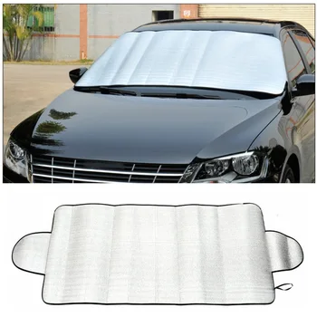

Front Windshield Car Sun Shade UV Cover Protection 150*70CM With strap