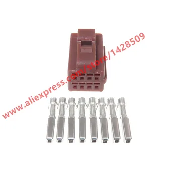 

10 Sets 8 Pin Automotive Connector Car Female Plug With Terminals For Auto Central Control