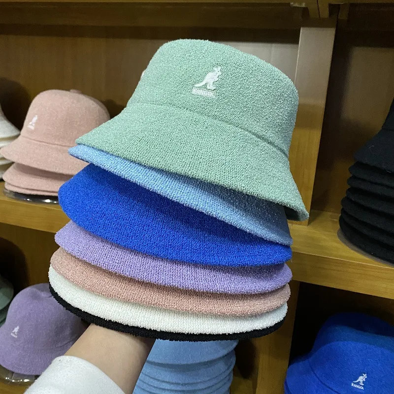 Hot Men Women Kangools Bucket Hat Towel 