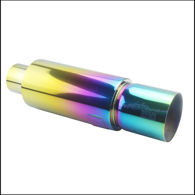 Car Motorbike Exhaust Systems Muffler Tip: Universal Stainless Steel Styling Silencer Tail Pipe