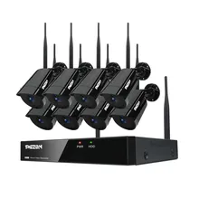 TMEZON 8 канальный CCTV Беспроводной NVR 8 ШТ. 960 P ИК Водонепроницаемый Открытый Обнаружения Движения WI-FI Ip-камера Система Видеонаблюдения Безопасности