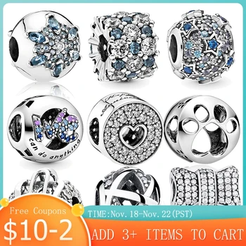 

CodeMonkey 100% Real 925 Sterling Silver Oxidation Flower Bead Fit Original 3mm Bracelets Hot Sale DIY Jewelry Making