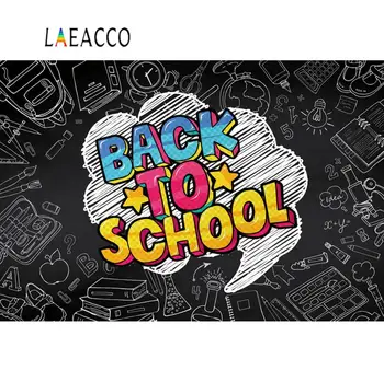 

Laeacco Blackboard Back To School Baby Learning Classroom Study Photography Backgrounds Photo Backdrop Photocall Photo Studio