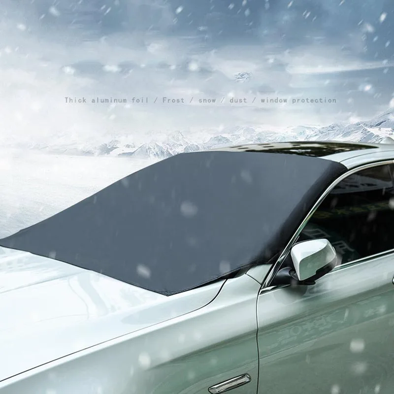 Автомобильный Стайлинг авто солнцезащитный козырек для лобового стекла автомобиля Снежный солнцезащитный козырек водонепроницаемый защитный чехол для лобового стекла автомобиля аксессуары