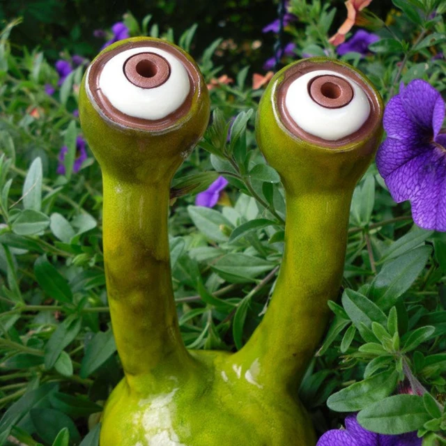 Kreatív Szemek Dísz Kézzel Festett Gyanta Kézműves Asztali Bonsai Dekoráció Az Otthoni Kerti Udvarhoz Scvd889 - Image 6