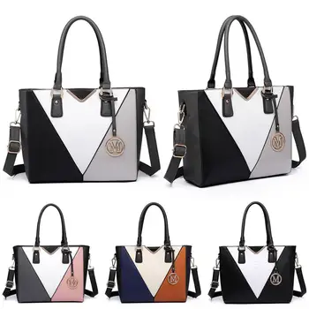 

Miss Lulu Women Fashion bag Hit color shoulder bag