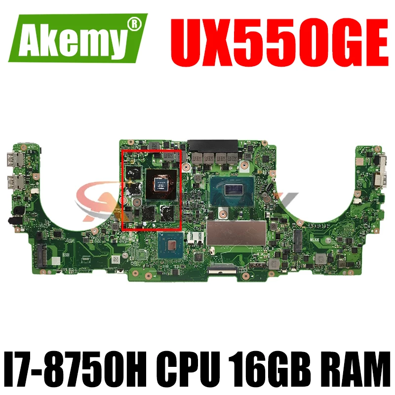 UX550GE I7-8750H Процессор 16 Гб Оперативная память N17P-G1-A1 материнская плата REV2.2 для ASUS
