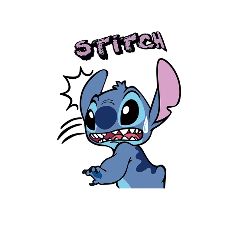 1pcs T Shirt Accessories Cartoon Stitch Thermal Transfer Sticker Iron On Patch Heat Sensitive Applique Cute Animal Printing Patches Aliexpress