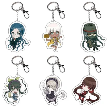 

Anime Danganronpa Dangan Ronpa Komaeda Nagito Acrylic Figure keychain Keyring Decoration Collection Model Toy Cosplay