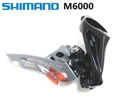 Shimano Deore FD-M6000 M6025 10-скоростной велосипедный передний переключатель 10 20 30s боковой-выдвижной-поворотный велосипедный переключатель - Цвет: 30s side-pull