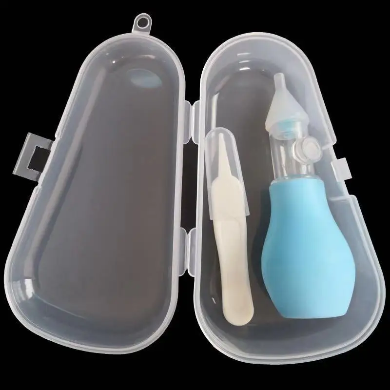 

Baby Aspirator Solid Silica Gel Pump Anti-Reflux Nasal Aspirator Safe Non-toxic Gift Storage Box