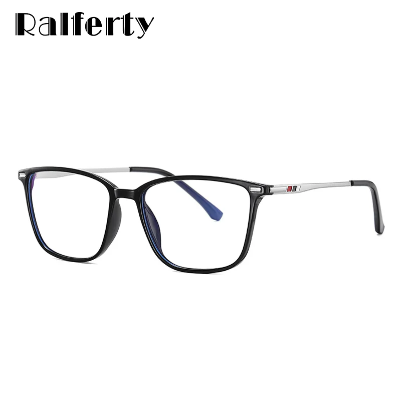 

Ralferty Computer Glasses Blue Light Blocking Glasses Frame Men Women Myopia Spectacle Frames TR90 Points 2020 New Gray