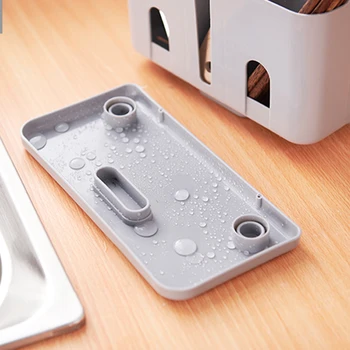 

Cutlery Holder Shelf Chopsticks Spoon Home Flatware Organizer Storage Draining Rack Utensil Multifunction Compartment Countertop